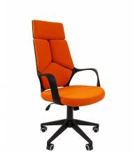 Кресло руководителя Chairman 525 оранжевая ткань