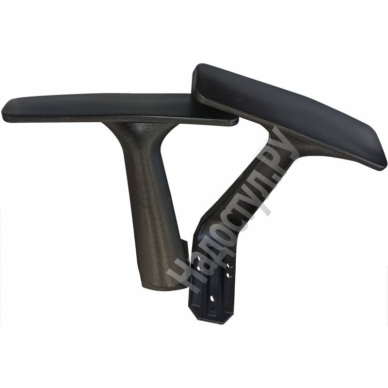 Пара т-образных пластиковых подлокотников для офисного кресла. главное фото