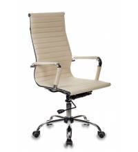 Кресло руководителя Бюрократ CH-883/IVORY слоновая кость искусственная кожа крестовина хром