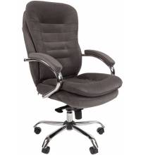 Кресло руководителя Chairman 795 темно-серое (ткань велюр)