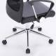 Кресло руководителя Flight R EX-541, хром, экокожа, сетка, черное. Фото товара с разных ракурсов.
