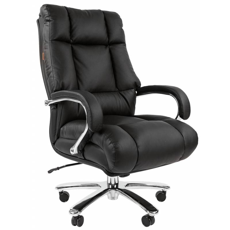 Кресло руководителя СHAIRMAN 405 (черная натуральная кожа) главное фото