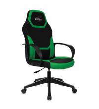 Игровое кресло  "Alpha GM-018", ткань/экокожа, черное/зеленое, 532639, GM-018_532639
