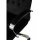 Кресло руководителя Бюрократ T-9928SL Fabric черный Italia Black крестов. металл хром. Фото товара с разных ракурсов.