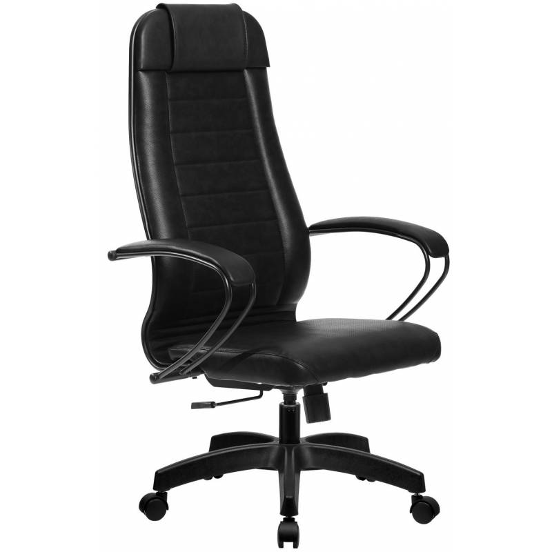 Кресло руководителя МЕТТА Комплект 28 пластик черное (перфорированная кожа) главное фото