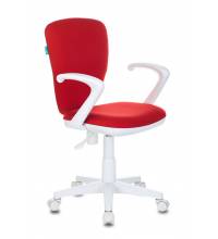 Кресло детское Бюрократ KD-W10AXSN/26-22 красный 26-22 (пластик белый)