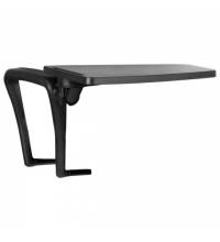 Стол (пюпитр) для стула "ИЗО", для конференций, складной, пластик/металл, черный