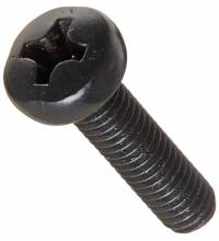Винт М6х35 полукруглый черный