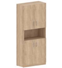 Шкаф с 2-мя комплектами глухих малых дверей SR-5W.4 Дуб Сонома светлый 770х375х1815