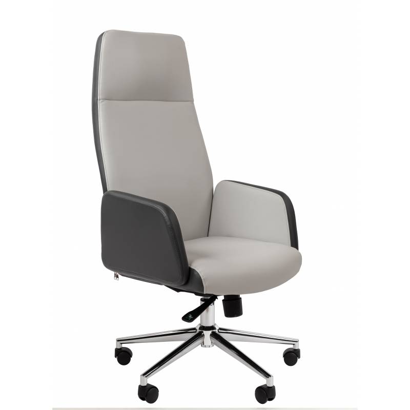 Кресло руководителя Chairman 929 Россия экопремиум серый/светло-серый главное фото