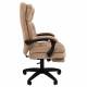 Кресло руководителя Chairman 442 Home  Россия бежевый текстиль. Фото товара с разных ракурсов.