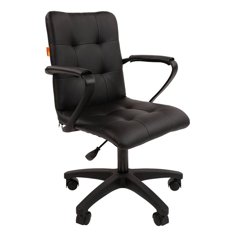 Кресло CHAIRMAN 030 (черная экокожа) главное фото