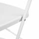Стул складной  "Golf CF-002", белый каркас, пластик белый, XXXXXX, 532887. Фото товара с разных ракурсов.