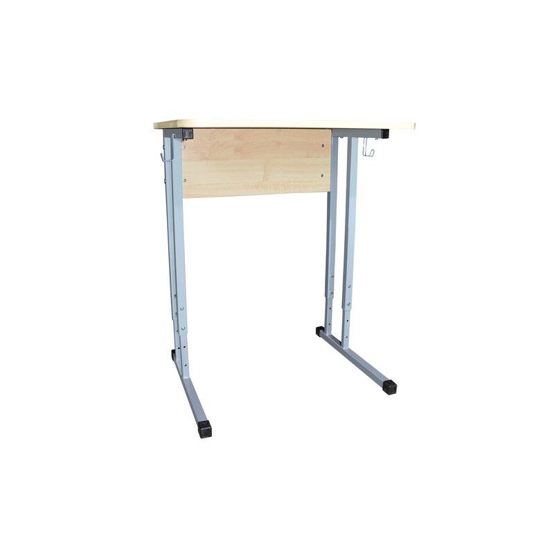 Стол-парта 1-местный регулируемый "Умник", 600х500х520-640 мм, рост 2-4, серый каркас, ЛДСП клён главное фото