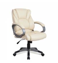 Кресло руководителя Eldorado EX-504, экокожа, бежевое