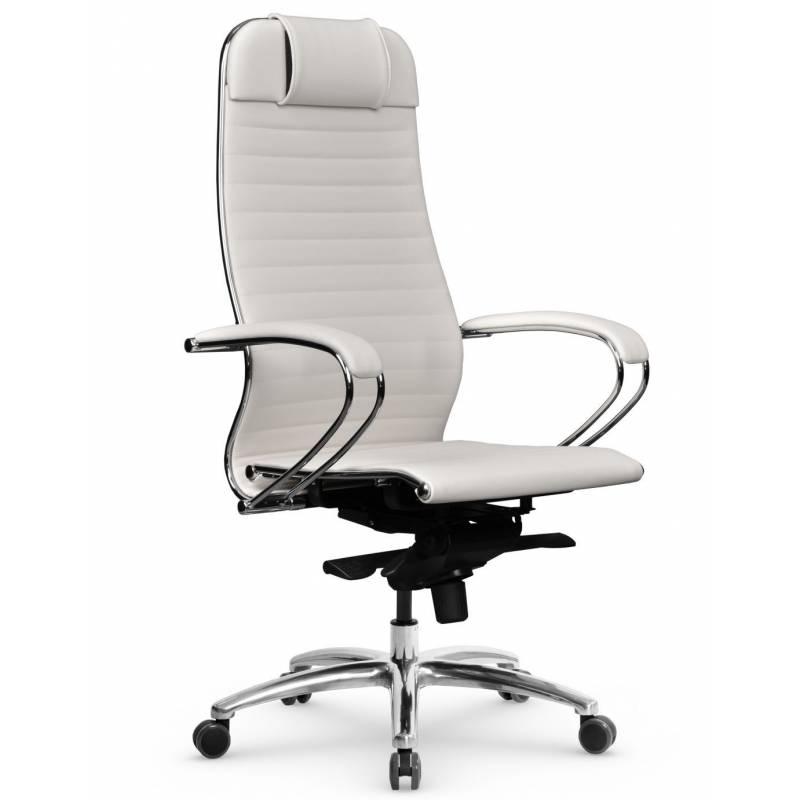 Кресло Samurai K-1.04 (кожа белый лебедь) главное фото