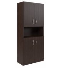 Шкаф с 2-мя комплектами глухих малых дверей SR-5W.4 Легно темный 770х375х1815