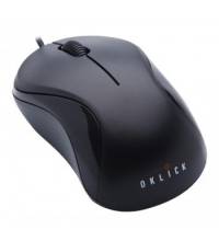 Мышь Oklick 115S черный оптическая (1000dpi) USB для ноутбука (2but)