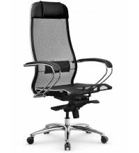 Кресло Samurai S-1.04 черный (хром)