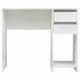 Стол письменный/компьютерный  "Scandi CD-017", 900х450х750 мм, 2 ящика, белый, 641894, ЦБ013706-1. Фото товара с разных ракурсов.