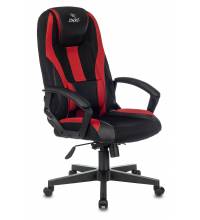 Кресло игровое Zombie 9 черный/красный искусст.кожа/ткань крестовина пластик