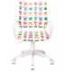 Кресло детское Бюрократ BUROKIDS 1 W белый монстры крестов. пластик пластик белый. Фото товара с разных ракурсов.