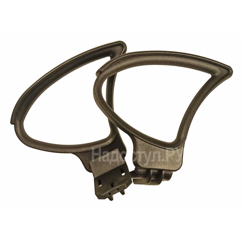 Пара пластиковых подлокотников 9801 для офисного кресла. главное фото