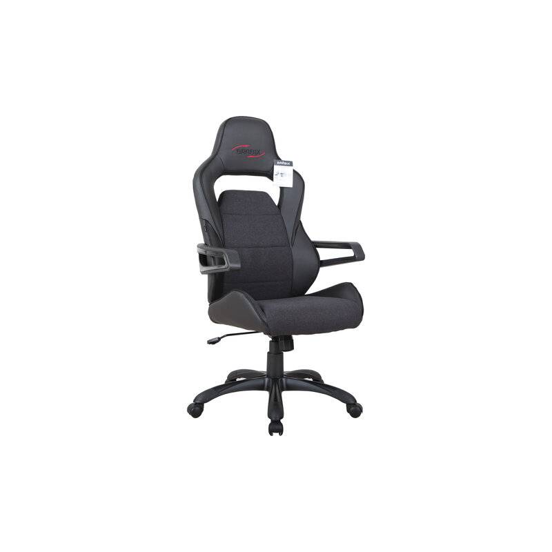 Игровое кресло  "Nitro GM-001", ткань, экокожа, черное, 531817 главное фото