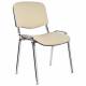 Стул для персонала и посетителей "ИЗО", хромированный каркас, кожзаменитель бежевый Z-21 главное фото в маленьком размере