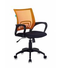 Кресло Бюрократ CH-695N/OR/TW-11 спинка сетка оранжевый TW-38-3 сиденье черный TW-11
