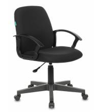 Кресло Бюрократ CH-808-LOW черный 3С11 низк.спин. крестовина пластик