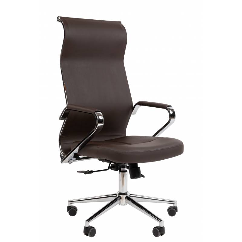 Кресло руководителя Chairman 702 Россия экопремиум коричневый главное фото