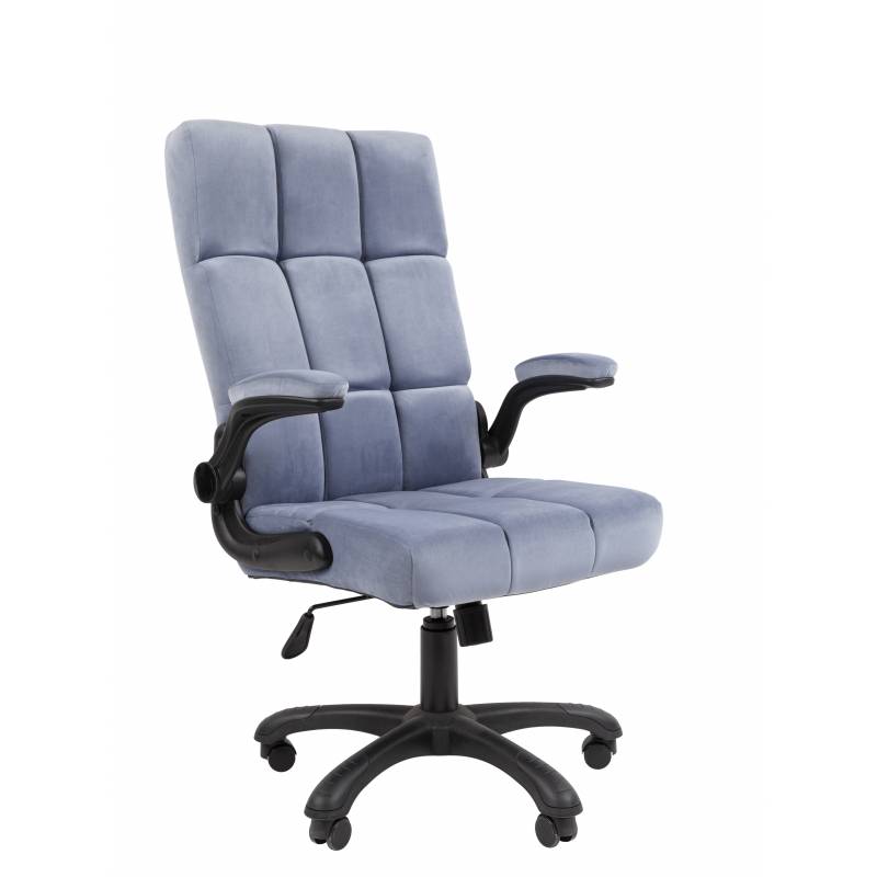 Кресло руководителя Chairman Home 444 Россия ткань Т-71 голубой главное фото