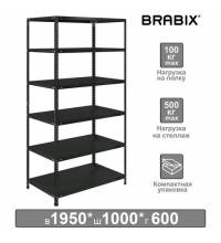 Стеллаж металлический  "ГРАФИТ MS KD-195/60-6", лофт, 1950х1000х600 мм, 6 полок, 291274, S240BR246693