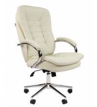 Кресло руководителя Chairman 795 Россия кожа белая