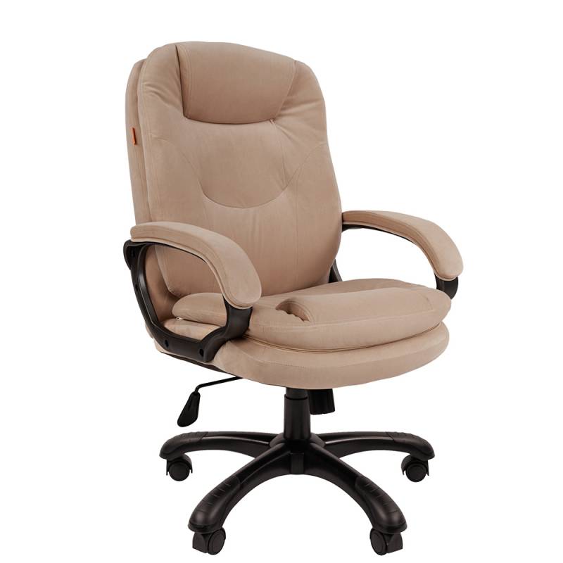 Кресло руководителя Chairman 668 Россия бежевое (ткань велюр) главное фото