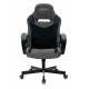 Кресло игровое геймерское Бюрократ VIKING 6 KNIGHT B FABRIC черный крестовина металл. Фото товара с разных ракурсов.