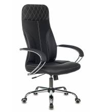 Кресло руководителя Бюрократ CH-608SL/ECO черный искусственная кожа крестовина металл хром