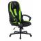 Кресло игровое Zombie 9 черный/салатовый искусст.кожа/ткань крестовина пластик главное фото в маленьком размере