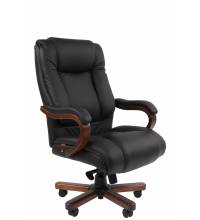 Кресло руководителя Chairman 503 Россия нат.кожа/экокожа черная (мультиблок)