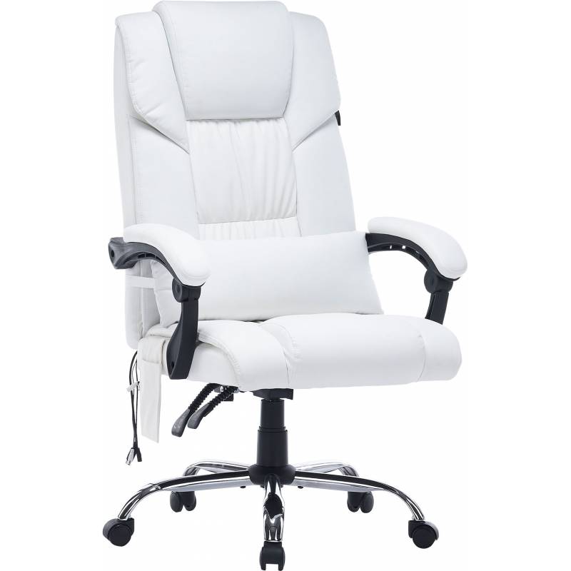 Кресло Cactus CS-CHR-OC02M-WT белый эко.кожа крестов. сталь главное фото