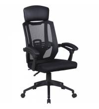 Кресло руководителя Nexus ER-401, с подголовником, черное