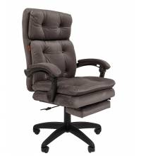 Кресло руководителя Chairman 442 Home  Россия серый текстиль