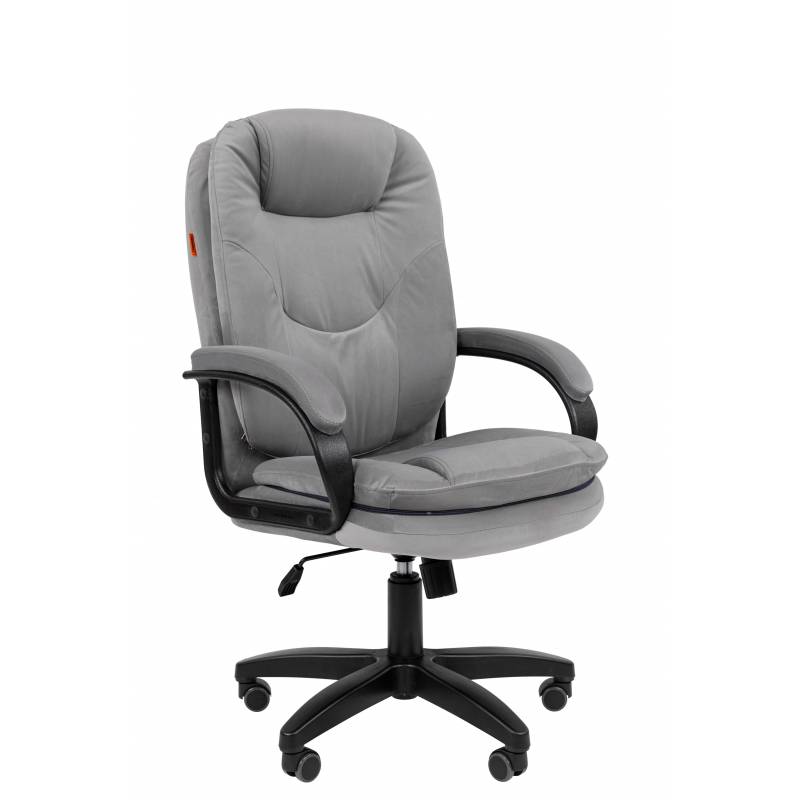 Кресло руководителя Chairman Home 668 Россия ткань Т-55 серый LT главное фото