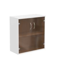 Шкаф со стеклянными дверьми СТ-3.2 Белый 770*365*823 