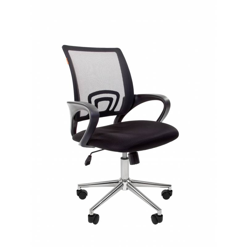 Офисное кресло Chairman 696 Россия TW черный хром new главное фото