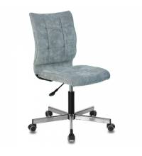 Кресло  "Stream MG-314", без подлокотников, пятилучие серебристое, ткань, серо-голубое, 532395, MG-314_532395