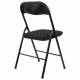 Стул складной  "Golf CF-007", чёрный каркас, чёрная ткань, 532892. Фото товара с разных ракурсов.