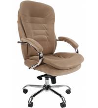Кресло руководителя Chairman 795 темно-бежевое (ткань велюр)