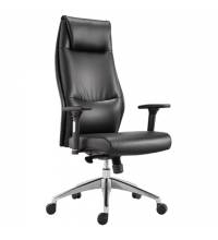 Кресло руководителя PREMIUM Blues EX-751, синхромеханизм, алюминий, экокожа, черное